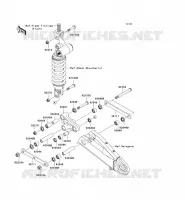 SOSPENSIONE POSTERIORE per Kawasaki NINJA ZX-6R 2008