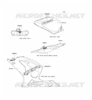 ADESIVO (NOIR) per Kawasaki NINJA ZX-6R 2003