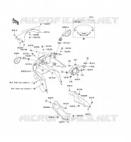 CUFFIA per Kawasaki NINJA ZX-6R 2003
