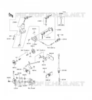 INTERRUTTORE   RIFLETTORI per Kawasaki NINJA ZX-6R 2003