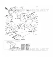 LOWER CUFFIA per Kawasaki NINJA ZX-6R 2003