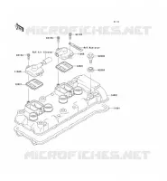 TESTATA COPERTURA per Kawasaki NINJA ZX-6R 2003