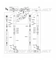 FORCELLA per Kawasaki NINJA ZX-6R 2004