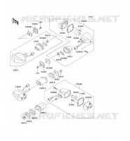 INDICATORI per Kawasaki NINJA ZX-6R 2004