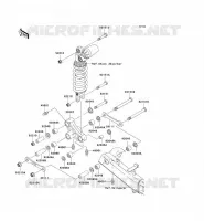 SOSPENSIONE POSTERIORE per Kawasaki NINJA ZX-6R 2004