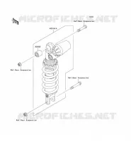 SOSPENSIONI   AMMORTIZZATORE per Kawasaki NINJA ZX-6R 2004