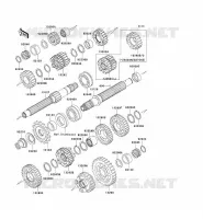 TRASMISSIONE per Kawasaki NINJA ZX-6R 2004
