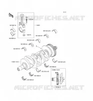 ALBERO MOTORE per Kawasaki NINJA ZX-6R 2006