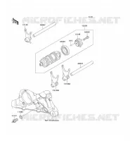 CAMBIO TAMBURO   FORCHE SHIFT per Kawasaki NINJA ZX-6R 2006