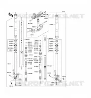 FORCELLA per Kawasaki NINJA ZX-6R 2006