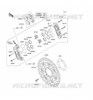 FRENO ANTERIORE per Kawasaki NINJA ZX-6R 2006