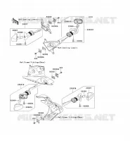 INDICATORI per Kawasaki NINJA ZX-6R 2006