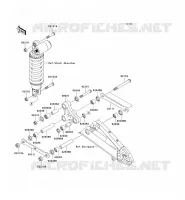 SOSPENSIONE POSTERIORE per Kawasaki NINJA ZX-6R 2006