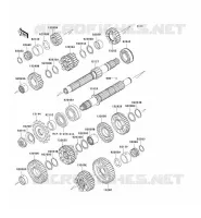 TRASMISSIONE per Kawasaki NINJA ZX-6R 2006