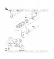 CAMBIO TAMBURO   FORCHE SHIFT per Kawasaki NINJA ZX-6R 2006