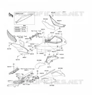 CUFFIA SIDE per Kawasaki NINJA ZX-6R 2006