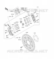 FRENO ANTERIORE per Kawasaki NINJA ZX-6R 2006