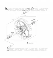 RUOTA ANTERIORE per Kawasaki NINJA ZX-6R 2006