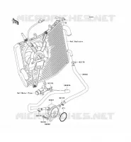 Radiatore per Kawasaki NINJA ZX-6R 2006