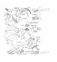 SERBATOIO DI CARBURANTE per Kawasaki NINJA ZX-6R 2006