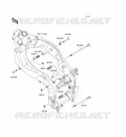 SUPPORTO DEL MOTORE per Kawasaki NINJA ZX-6R 2006