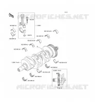 ALBERO MOTORE per Kawasaki NINJA ZX-6R 2006