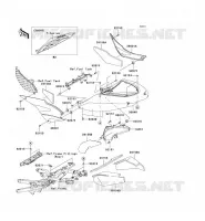 CUFFIA SIDE per Kawasaki NINJA ZX-6R 2006