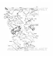 CUFFIA per Kawasaki NINJA ZX-6R 2006