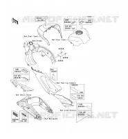 ETICHETTE per Kawasaki NINJA ZX-6R 2006