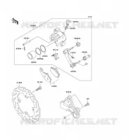 FRENO POSTERIORE per Kawasaki NINJA ZX-6R 2006