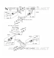 INDICATORI per Kawasaki NINJA ZX-6R 2006