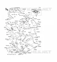 LOWER CUFFIA per Kawasaki NINJA ZX-6R 2006