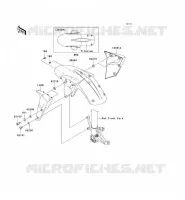 PARAFANGO ANTERIORE per Kawasaki NINJA ZX-6R 2006