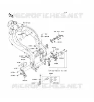 PARTI DEL TELAIO (COUVERTURE) per Kawasaki NINJA ZX-6R 2006
