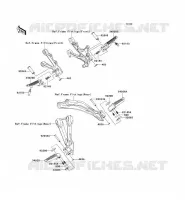 POGGIAPIEDI per Kawasaki NINJA ZX-6R 2006