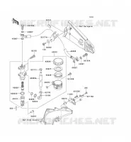 POSTERIORE POMPA per Kawasaki NINJA ZX-6R 2006