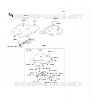 POSTO A SEDERE per Kawasaki NINJA ZX-6R 2006