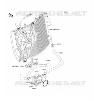 Radiatore per Kawasaki NINJA ZX-6R 2006