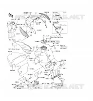 SERBATOIO DI CARBURANTE per Kawasaki NINJA ZX-6R 2006