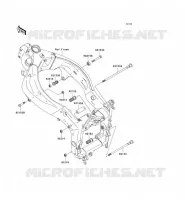 SUPPORTO DEL MOTORE per Kawasaki NINJA ZX-6R 2006