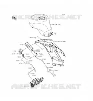 FUEL EVAPORAZIONE SISTEMA(CA) per Kawasaki NINJA ZX-6R 2013