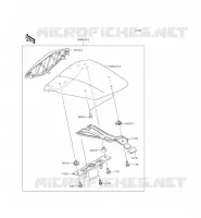 ACCESSORIO (COUVRE SELLE) per Kawasaki NINJA ZX-6R 2013