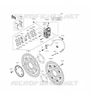 FRENO ANTERIORE per Kawasaki NINJA ZX-6R 2013
