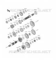 TRASMISSIONE per Kawasaki NINJA ZX-6R 2013