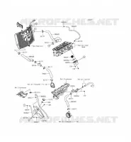 TUBO DELL'ACQUA per Kawasaki NINJA ZX-6R 2013