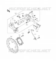 FRENO POSTERIORE per Kawasaki NINJA ZX-6R 2013