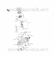 ALBERO MOTORE   PISTONE per Kawasaki NINJA ZX-6R 2014