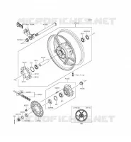 MOZZO POSTERIORE per Kawasaki NINJA ZX-6R 2014