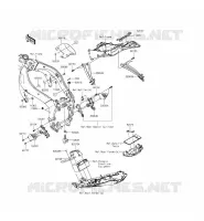 PARTI DEL TELAIO (COUVERTURE) per Kawasaki NINJA ZX-6R 2014