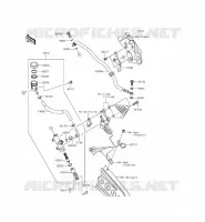 POSTERIORE POMPA per Kawasaki NINJA ZX-6R 2014